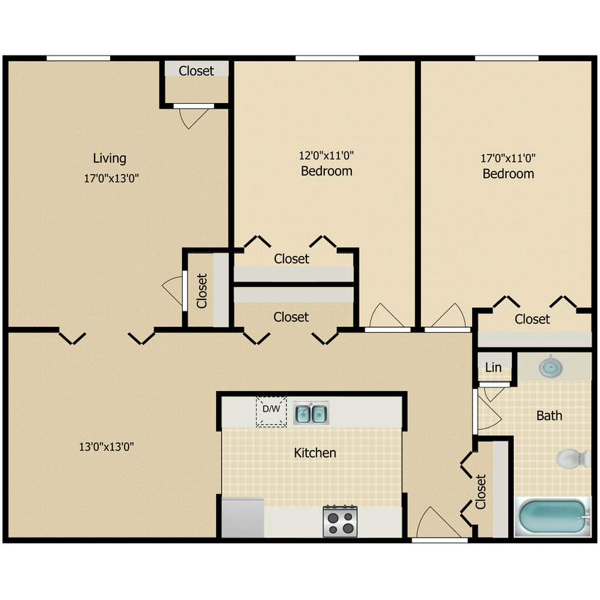 2Bed1Bath_1180_HiRes_360320.png - The Waterford
