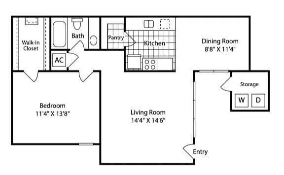 Floor Plan - A2C
