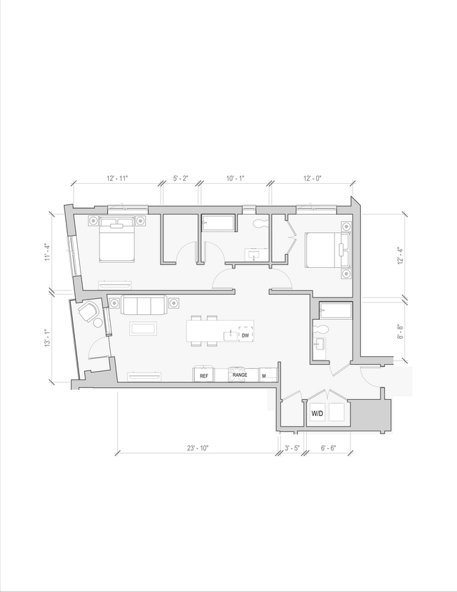 Floor Plan - Flint - Pearl at Boulder Commons