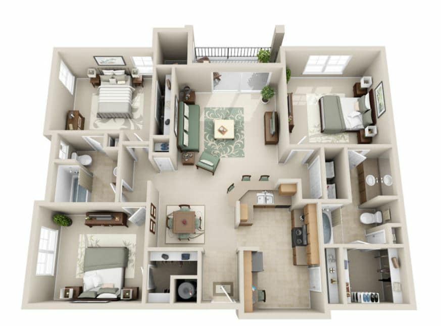 The Windsor.JPG - C1 The Windsor - Three Bedroom, Two Bathroom