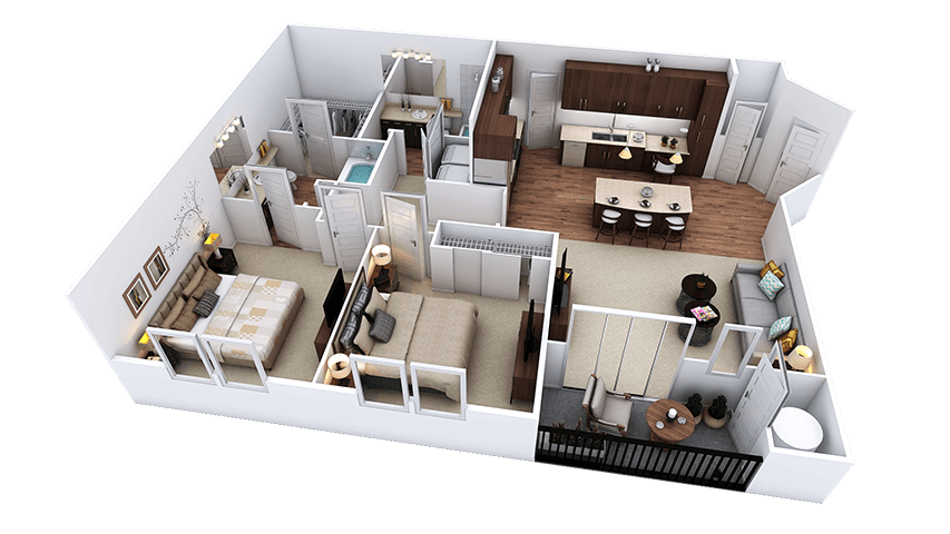 Floor Plan - Breckenridge Renovated 