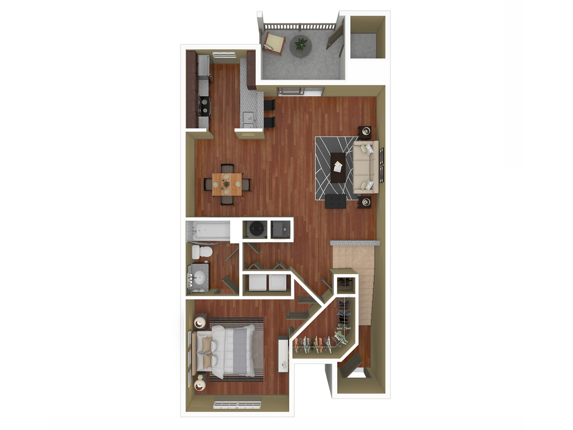 1x1Coventry_920sf - 1 Bed, 1 Bath B Upgraded (80% Income Restricted)