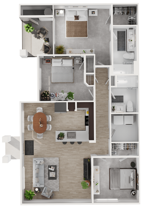 Floor Plan - 3X2 E