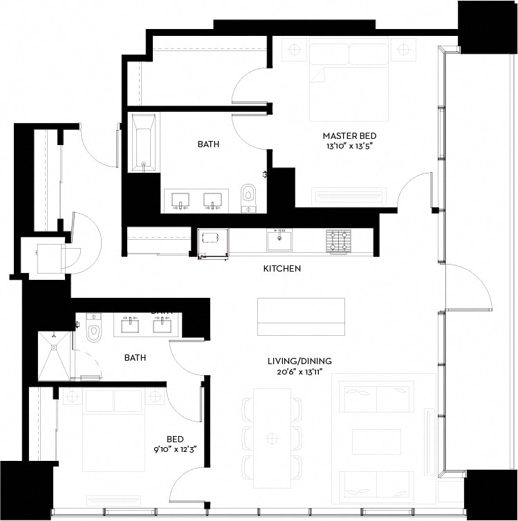 Floor Plan - 2-F