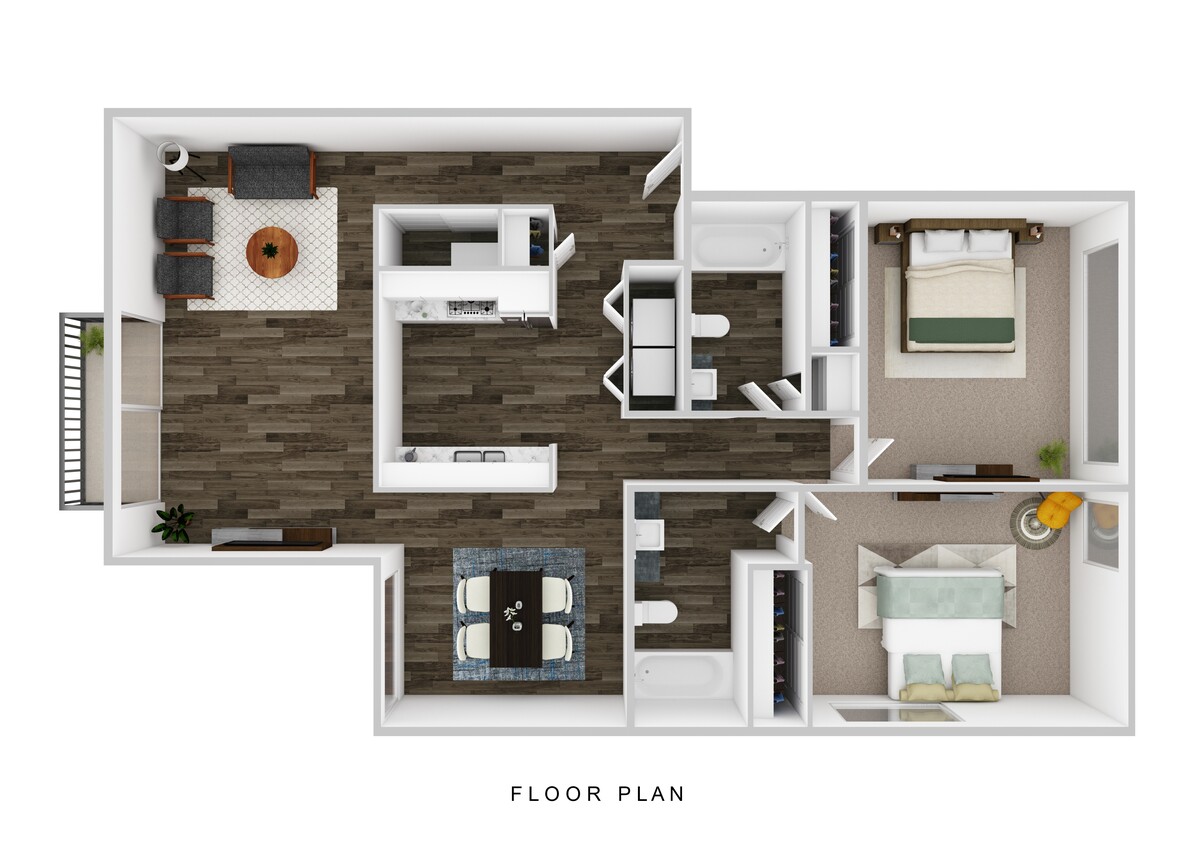 Floor Plan - 2 Bedroom