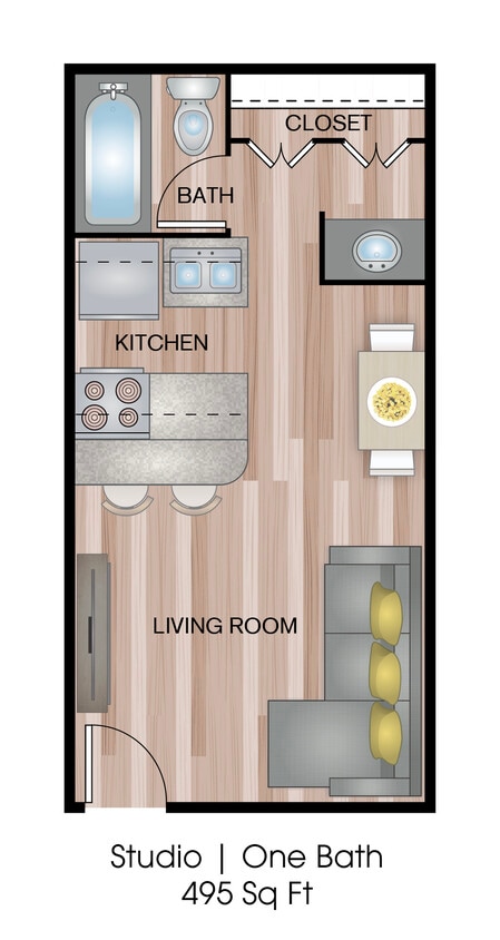 Floor Plan - Studio