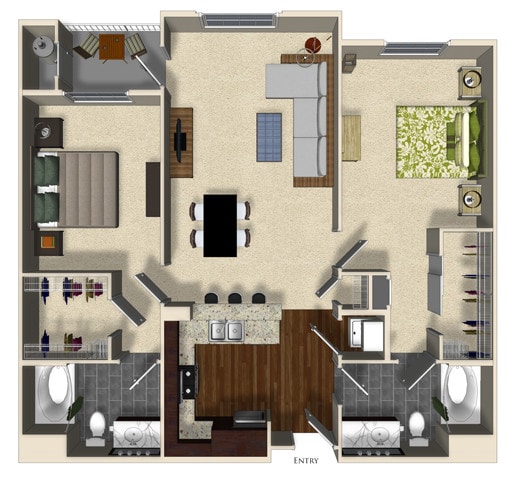 Floor Plan - Orange A