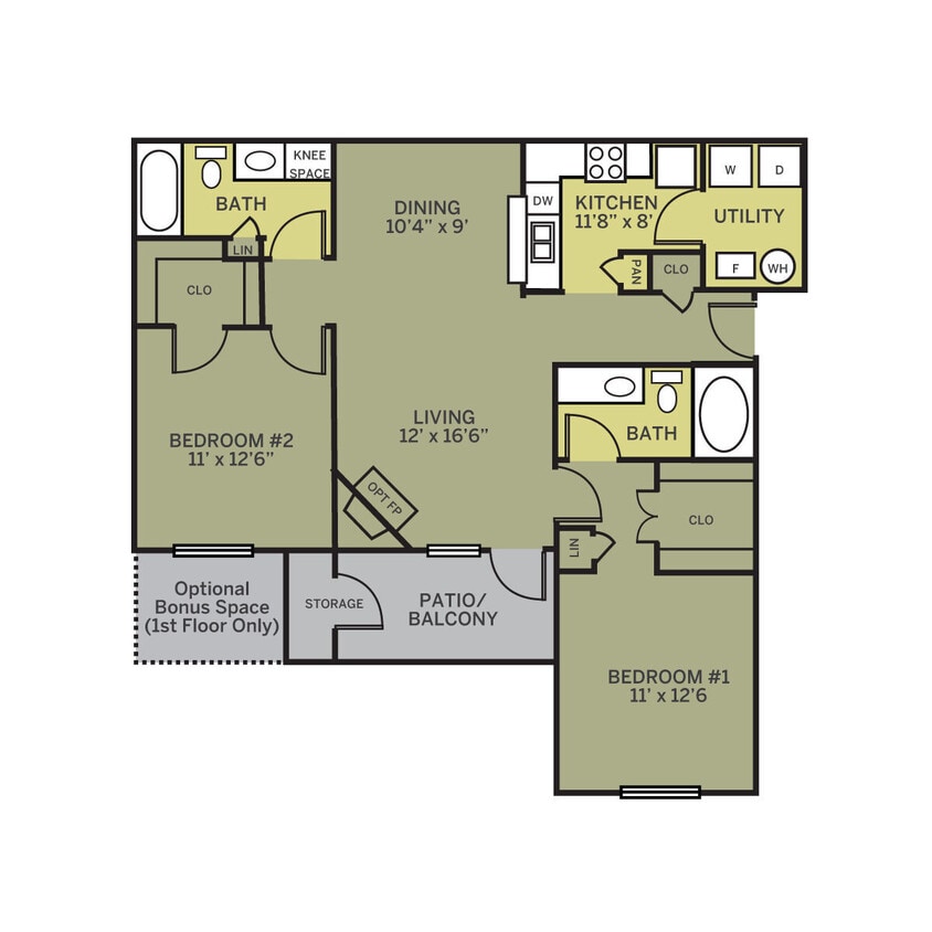 Floor Plan - The Cobblestone