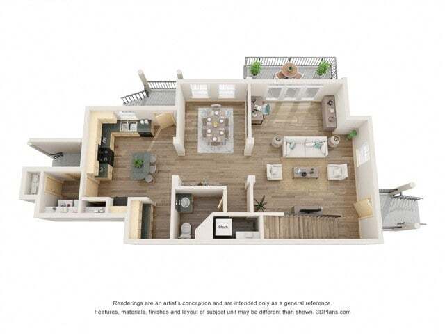 Floor Plan - Unit 7B