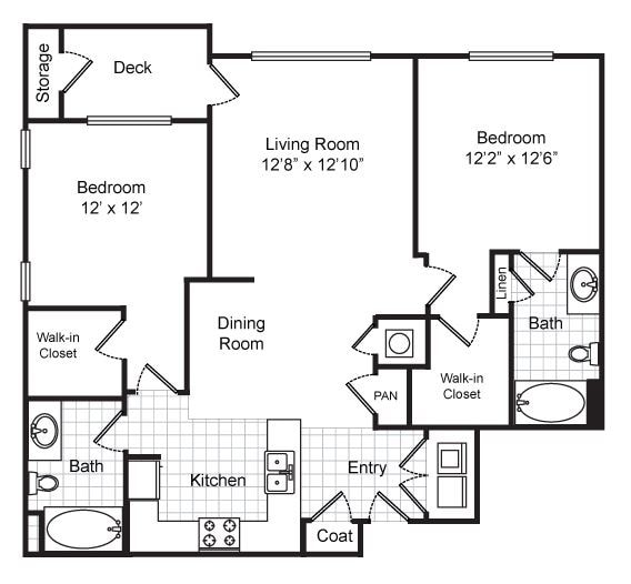 orleans.jpeg - B3 ORLEANS - 2 Bedroom, 2 Bathroom