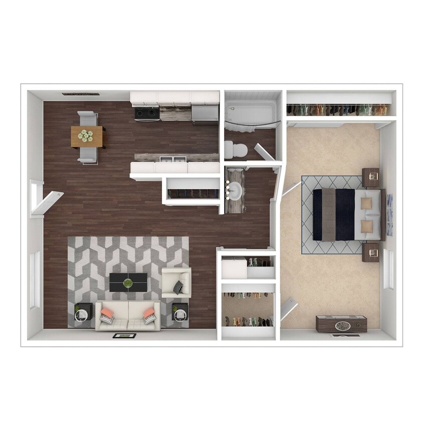 Floor Plan - 1X1 B
