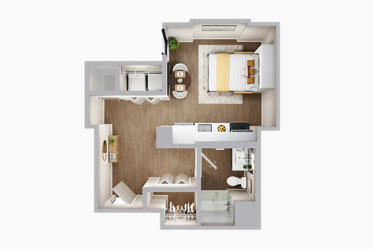 Floor Plan - Ferrara Flats D