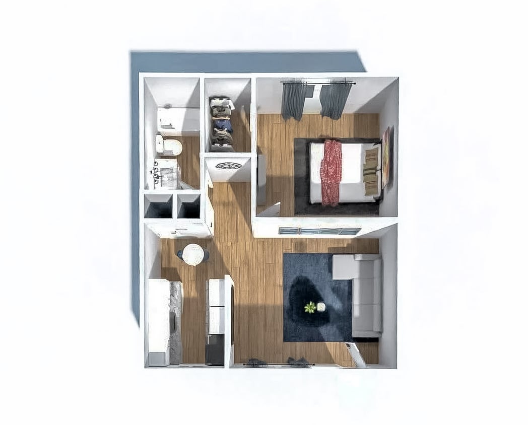 hidden-4.jpg - 1 Bedroom 1 Bath Downstairs
