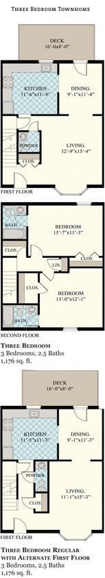 Three Bedroom Townhome - Townhome - 3 Bedroom Reg (FURNISHED)