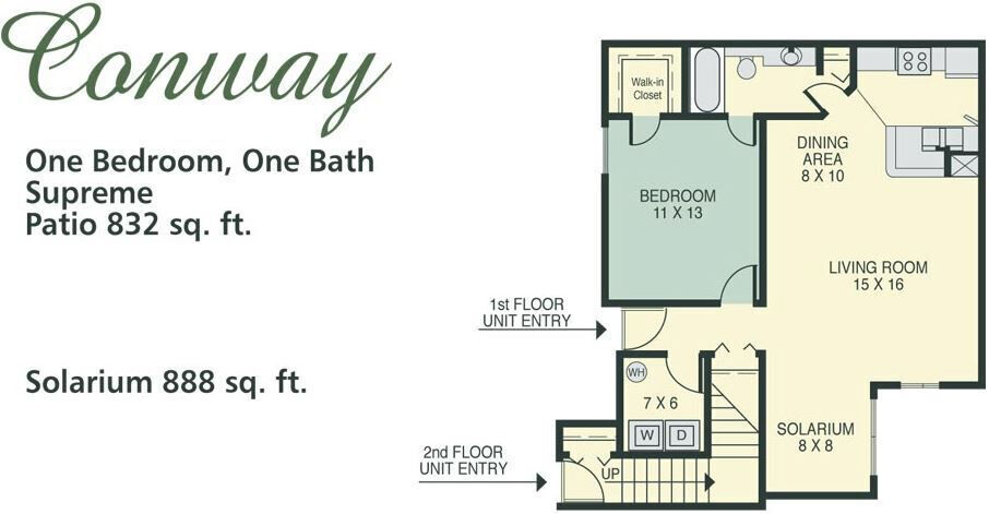 Floor Plan - The Conway - Solarium