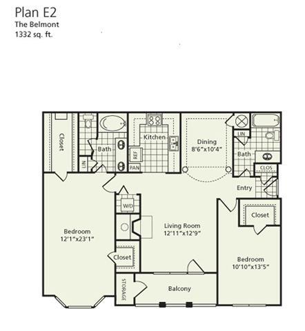 Floor Plan - Plan E2
