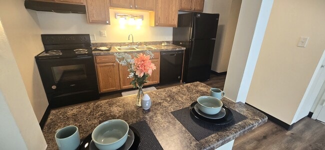 Renovated 1 Bedroom Kitchen - Pine Ridge