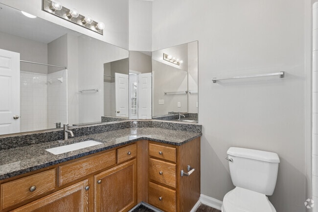Belle 2BR, 2.5BA - 1,393SF - Primary Bathroom - Colton Creek