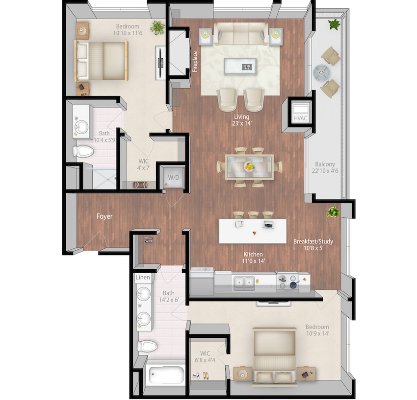 Floor Plan - Satterlee