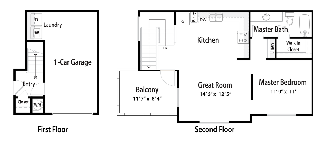 Floor Plan - The Flats Plan 2A