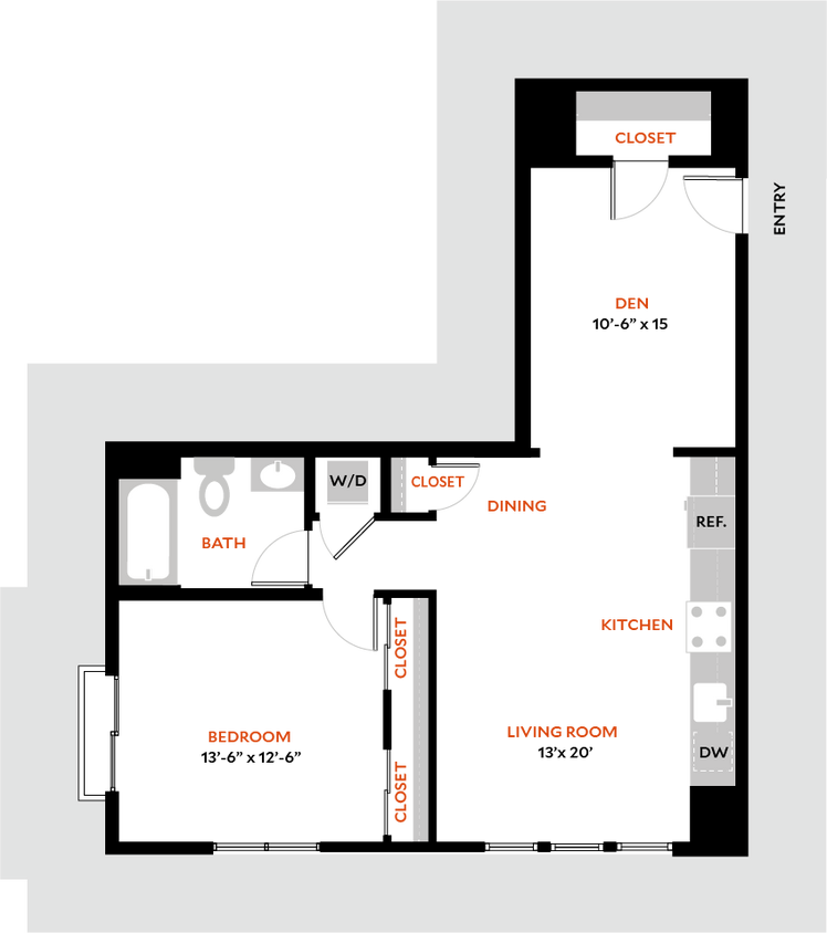 Floor Plan - Plan 1K