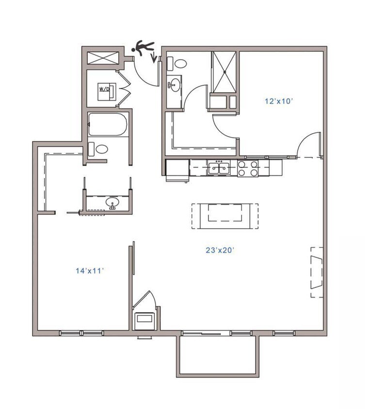 Floor Plan - 2 Bed 2 Bath S - 1800