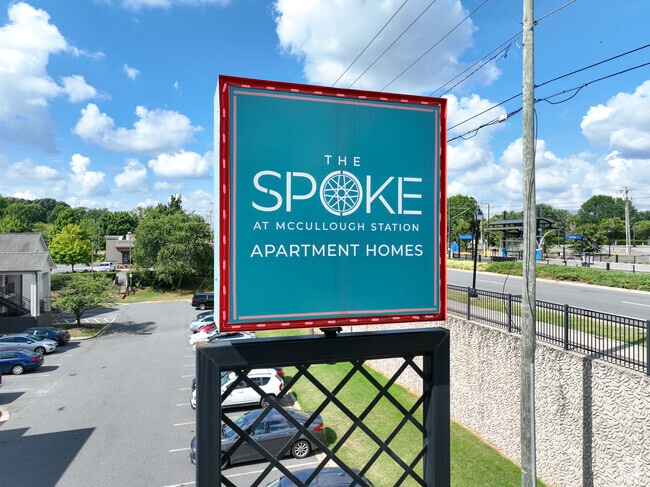 Sign - The Spoke at McCullough