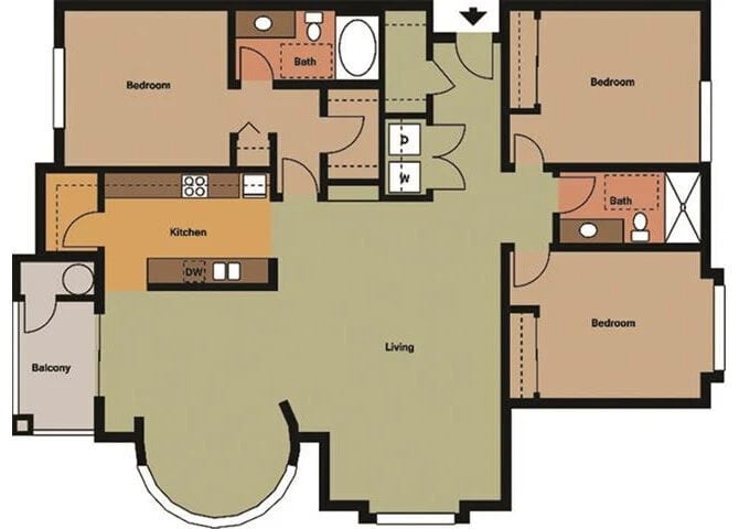 Floor Plan - Huning Building B