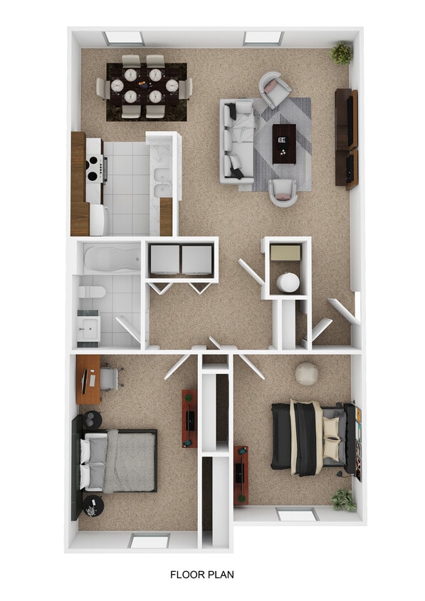 2BR/1BA - 2 bedroom/1bath