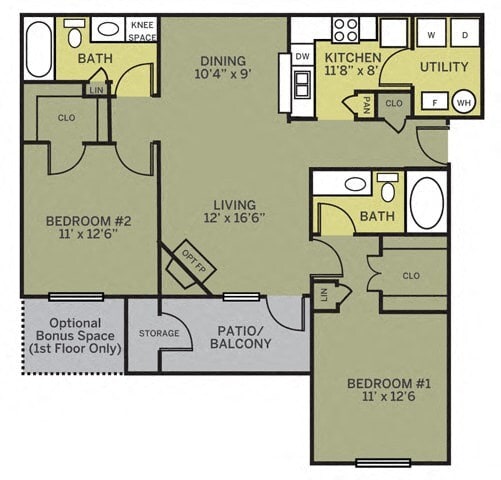 Floor Plan - 2.2 wFP Cobblestone