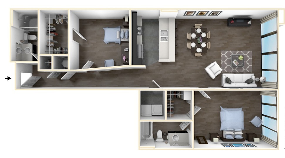 Floor Plan - The Evans
