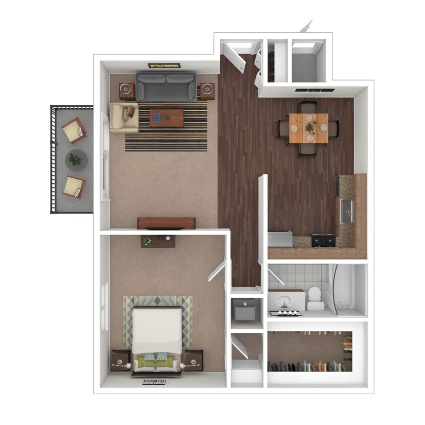 Geneva: 1 Bedroom 800 Sq. Ft - Geneva: Furnished
