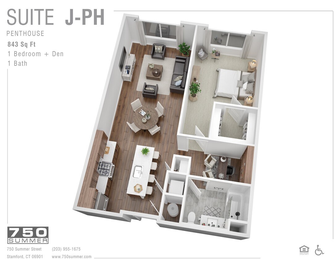 Floor Plan - Suite J (PH)