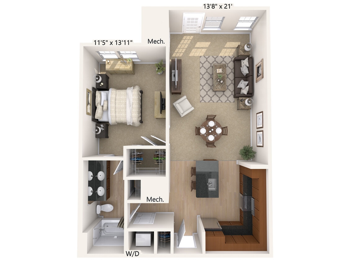Floor Plan - A5-2-830-sq