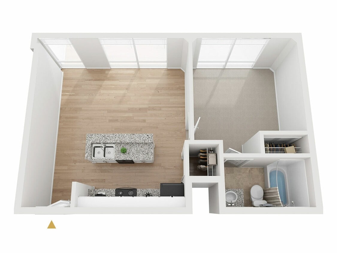 Ralston 1x1 Dahlia Floor Plan - Dahlia