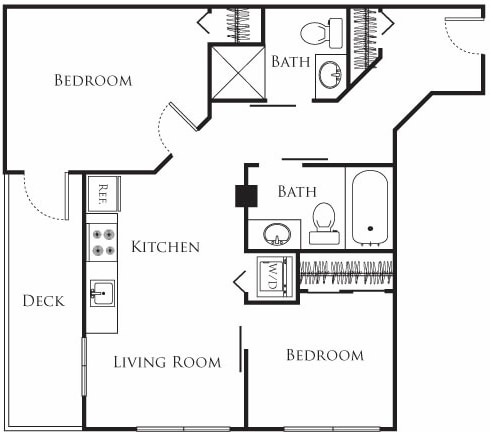 Floor Plan - Micro Two Bed - F3
