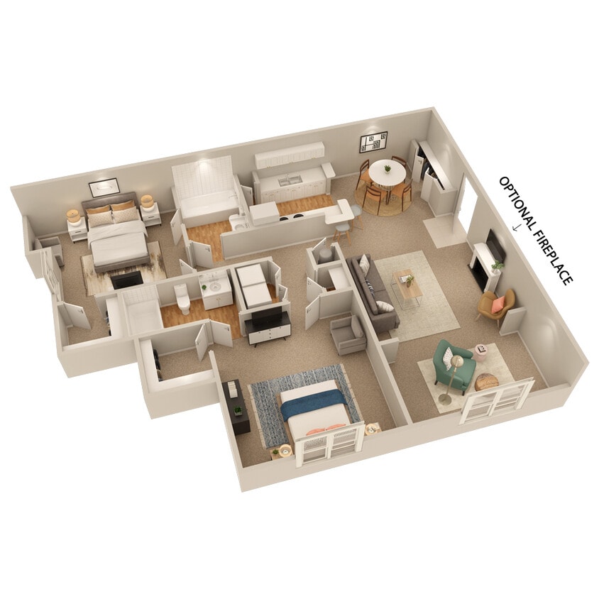 Floor Plan - B3 w/ Sunroom