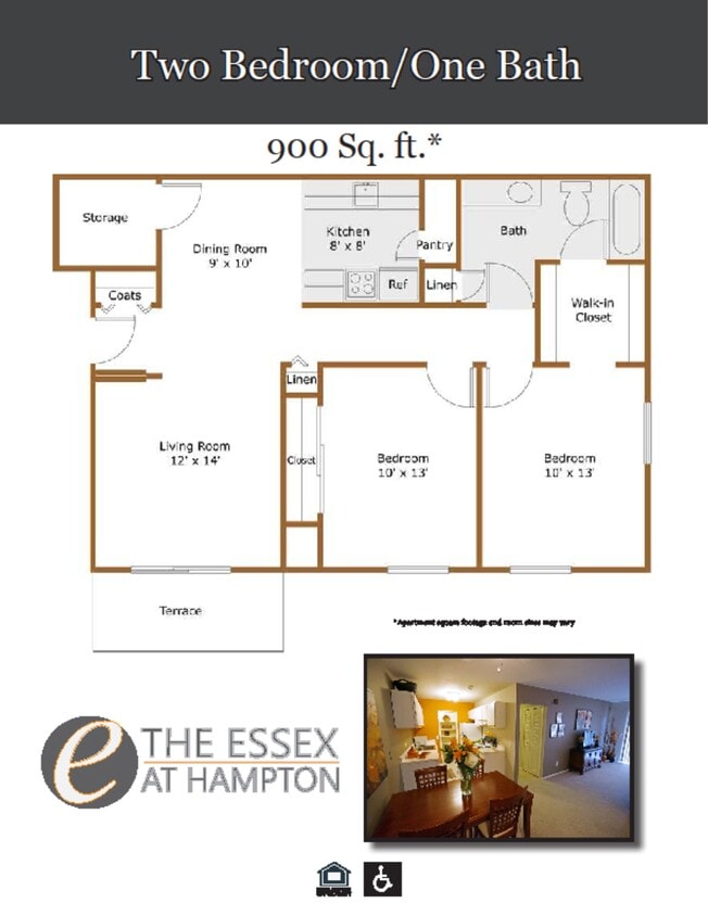 Floor Plan - 2 bedroom