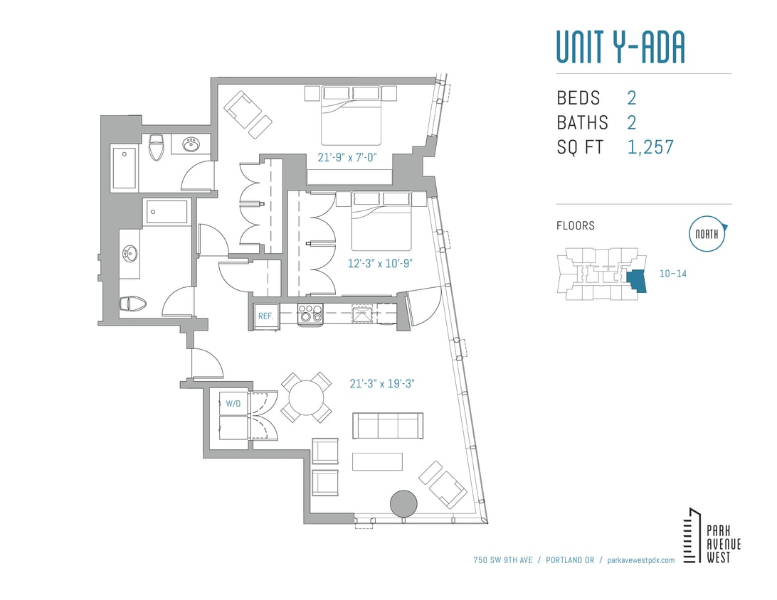 Floor Plan - Unit Y