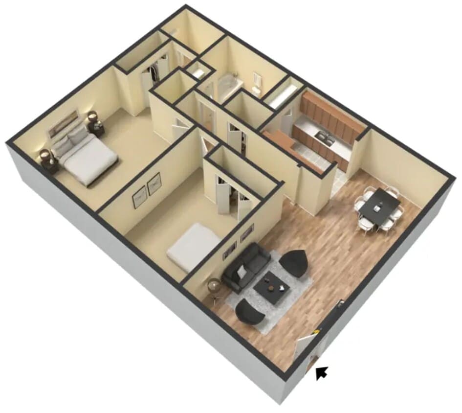 Floor Plan - B1 - Apt