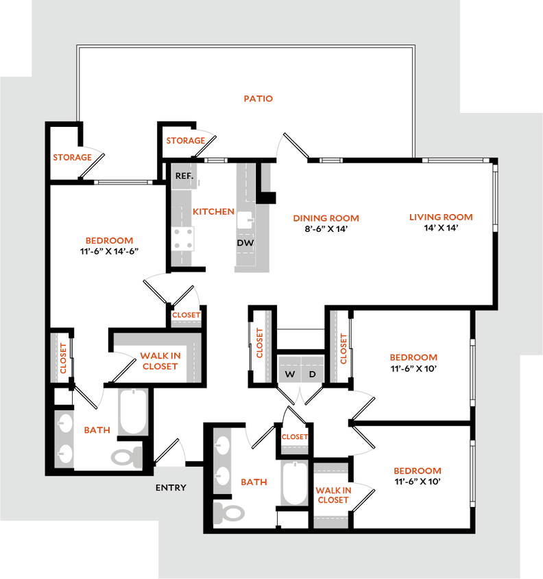 Floor Plan - Plan 3A
