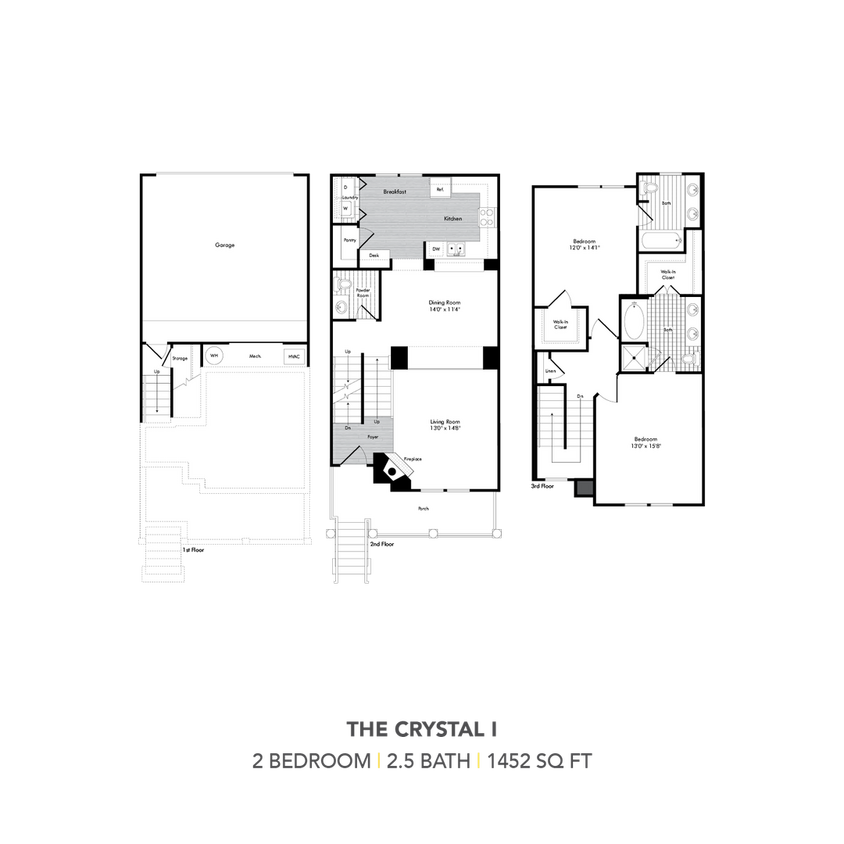 Floor Plan - BDT2:  The Crystal