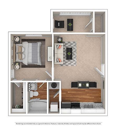 Floor Plan - LaVista  - A1B