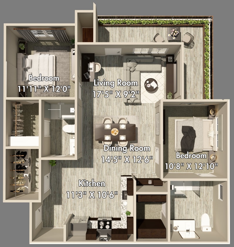 Floor Plan - The Palmero