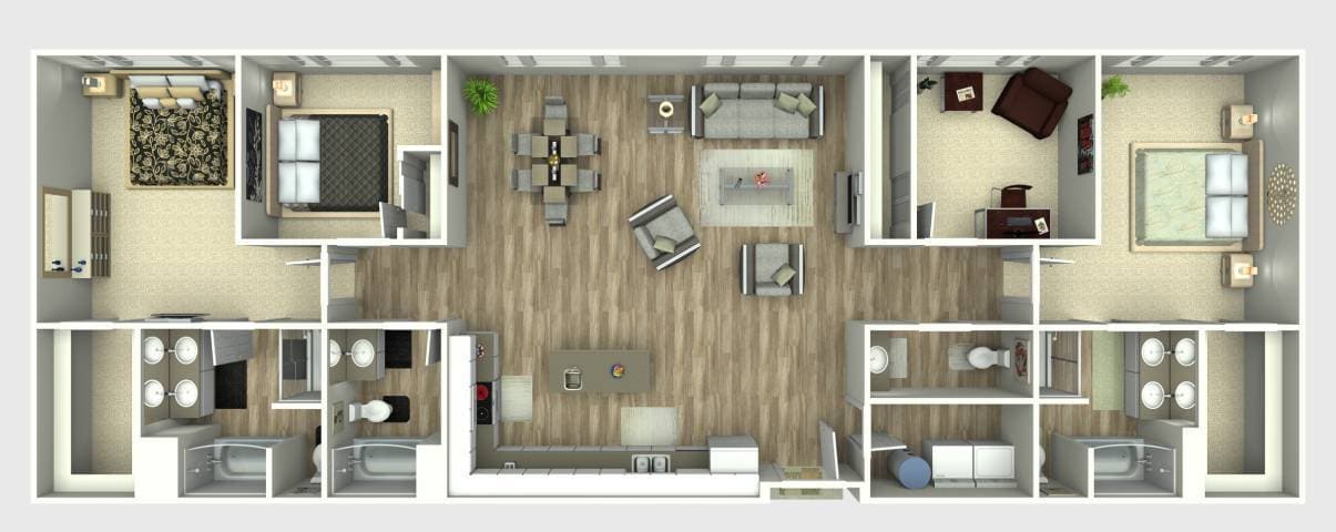 Floor Plan - 3 Bedroom Penthouse