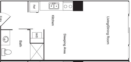 Floor Plan - Studio - B