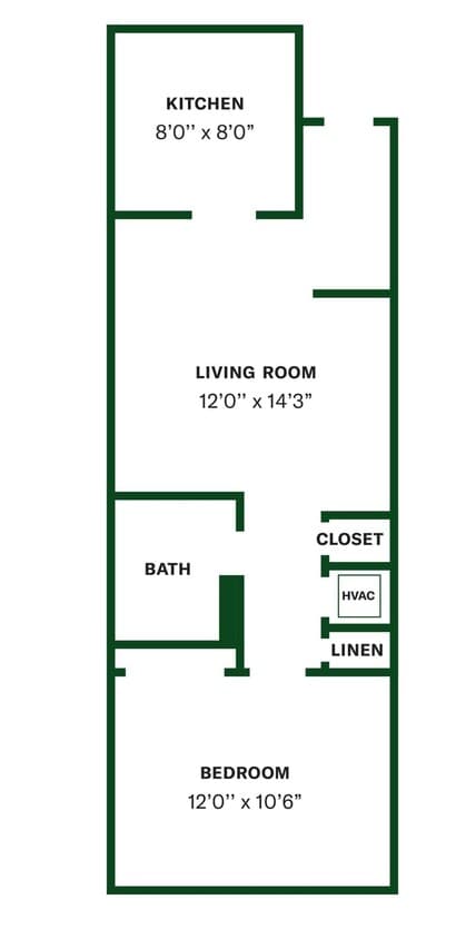 1 Bed 1 Bath A – Valeria - 1 Bed 1 Bath A – Valeria