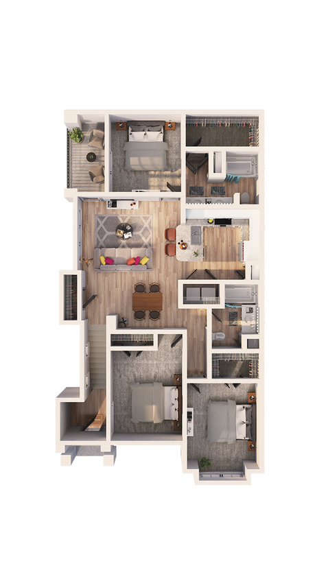 Stonebriar Pines - C2A Floor Plan - C2A