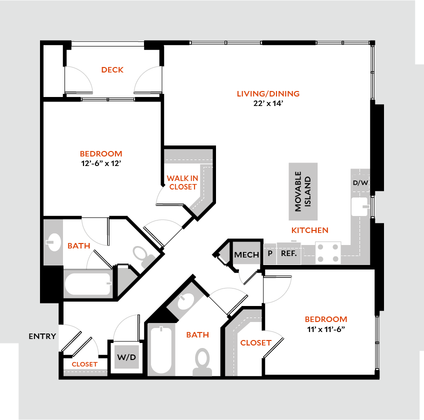 Floor Plan - Plan 2E