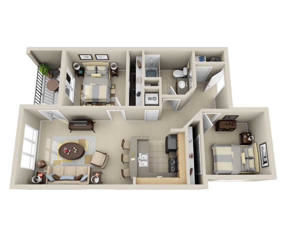 Floor Plan - Plan B1C